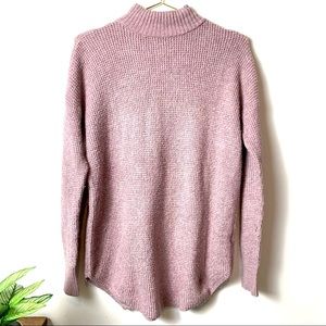 American Eagle Outfitters Turtleneck Knit Purple Sweater Sz Small